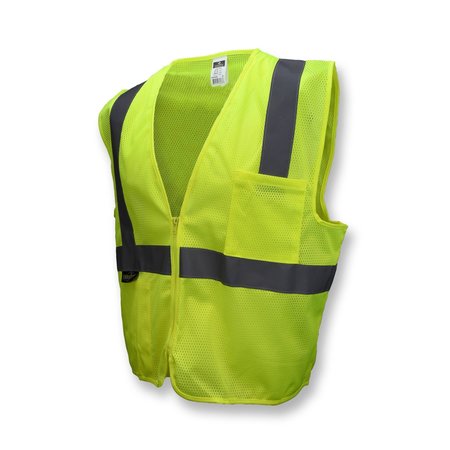 Radians Hi-Vis Econ TpR/Cl2 Mesh Safety Vst/Zip-Grn-M SV2ZGMM